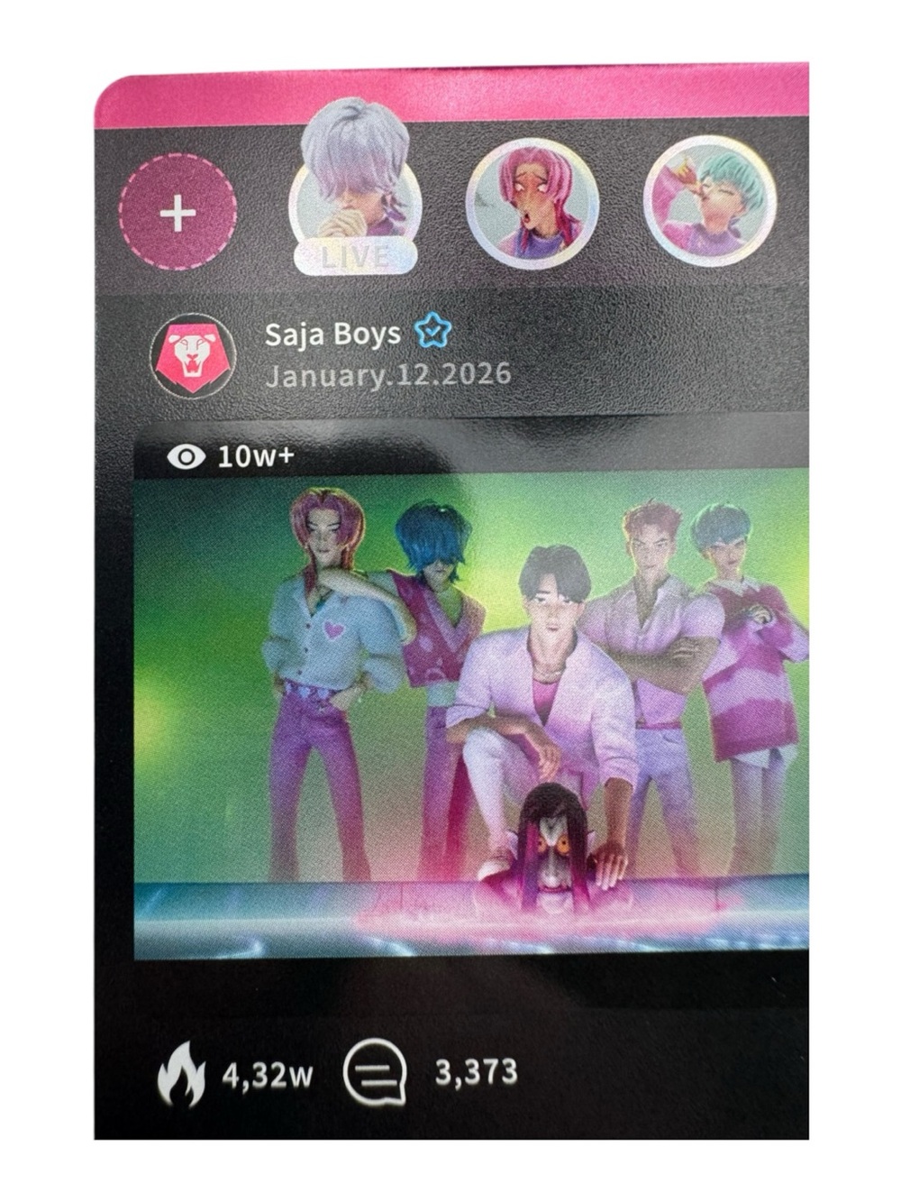 3 for $6 - KAYOU KPop Demon Hunters Trading Card Saja Boys R KPDH01-R-004 NM - Picture 3 of 4